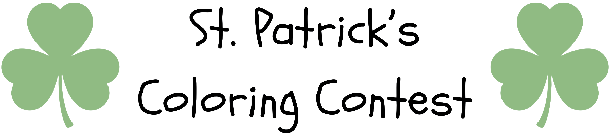 Coloring contest shamrock